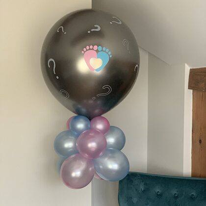 Individuāla dizaina dzimuma atklāšanas balons - 21 eur (60 cm)